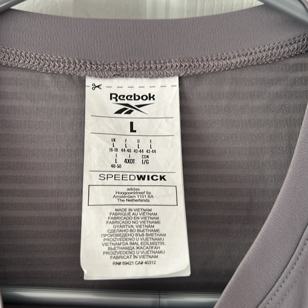 Gray Reebok Workout Muscle Tank - Picture 2 of 5